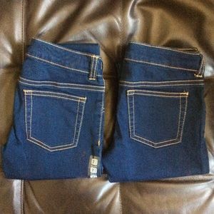 Pair of Crazy 8 Girls Jean Knit Jeggings size 7